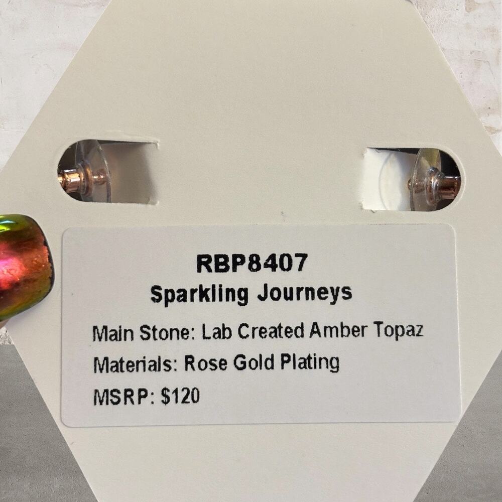Bomb Party $120 "Sparkling Journeys" Earring Set NIB - Picture 4 of 5